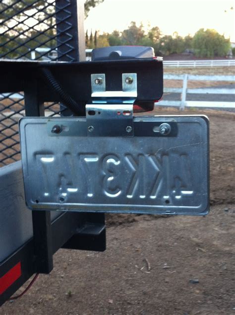 metal license plate bracket for trailer|license plate bracket for trailer.